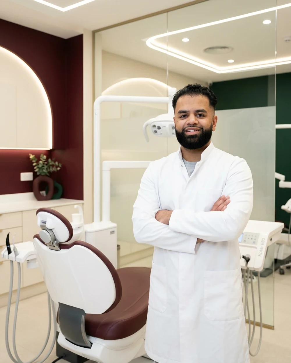 Dr Ravinder Singh Jhutie in his clinic